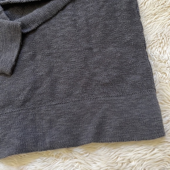 JAMES PERSE Dark Grey V Neck Sweater Women’s Size 0 = XS - Picture 5 of 14